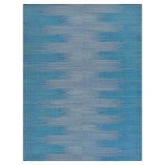 Contemporary Vegetable Dyed Wool Abstract Flatweave - 2406322