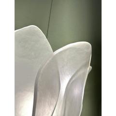 Contemporary Venetian Sanded Murano Glass Floreal Wall Sconces Set of Two - 4303368