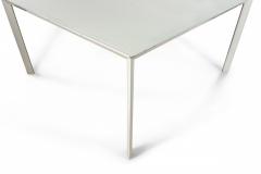 Contemporary White Metal Square Work Tables - 1379119