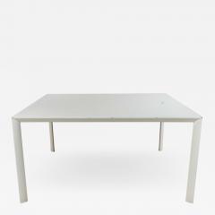 Contemporary White Metal Square Work Tables - 1383942