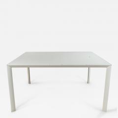 Contemporary White Metal Square Work Tables - 4708549