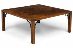 Contemporary Wooden Parquetry Floor Tile Coffee Table - 4171855