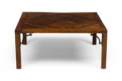 Contemporary Wooden Parquetry Floor Tile Coffee Table - 4171858