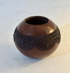 Contemporary Zulu Beer Cup by Jabu Nala - 3409940