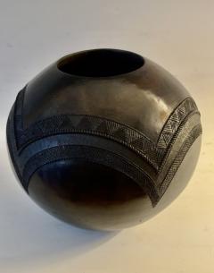 Contemporary Zulu Pottery Jar by Jabu Nala - 3409960