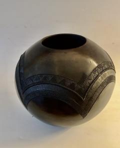 Contemporary Zulu Pottery Jar by Jabu Nala - 3409961