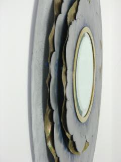 Contemporary brass and aluminium mirror by Daniel Azaro  - 3121743