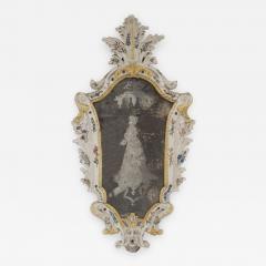 Continental 19th Cent Keystone Shaped Wall Mirror - 725008