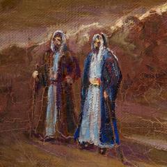 Continental 20th century oil painting of Jerusalem - 4143219