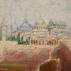 Continental 20th century oil painting of Jerusalem - 4143227