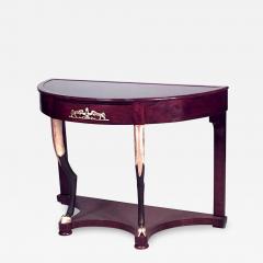 Continental Baltic Mahogany and Gilt Console Table - 1430530