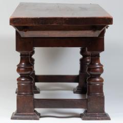Continental Baroque Style Walnut Console Table - 3071396