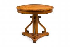 Continental Biedermeier Beige Center Table - 4665590