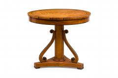 Continental Biedermeier Beige Center Table - 4665591