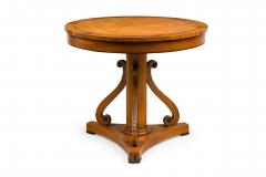 Continental Biedermeier Beige Center Table - 4665592
