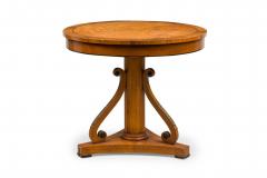 Continental Biedermeier Beige Center Table - 4665593