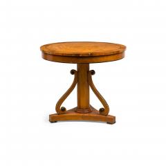 Continental Biedermeier Beige Center Table - 4694621