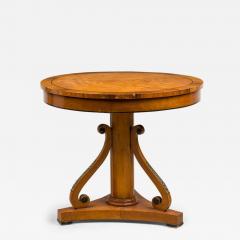 Continental Biedermeier Beige Center Table - 4694630