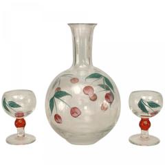 Continental German Decanter and Glass Set - 4675428