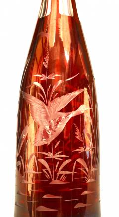 Continental German Etched Glass Decanter - 4675413