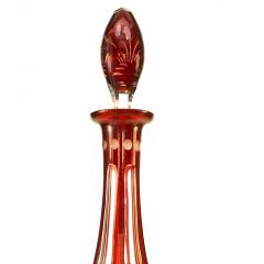 Continental German Etched Glass Decanter - 4675414