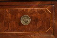 Continental German Mahogany Parquetry Veneer Console Table - 2799271
