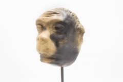 Continental German Terra Cotta Monkey Mask - 4668458