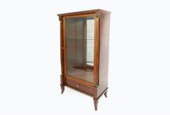 Continental Mahogany Glass Display Cabinet - 2254226