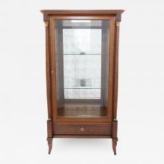 Continental Mahogany Glass Display Cabinet - 2257084