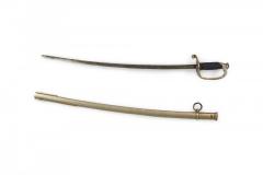 Continental Metal and Silver Filigree Sword with Scabbard - 4200401