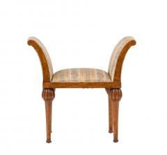 Continental Neoclassic Birch and Fruitwood Bench - 1420096