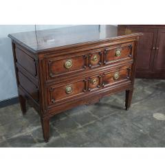 Continental Neoclassical Walnut Commode - 2130450