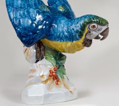 Continental Porcelain Blue Plumed Parrot - 780619