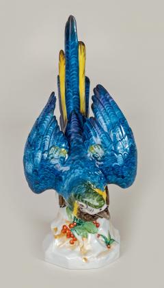 Continental Porcelain Blue Plumed Parrot - 780620