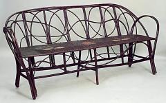 Continental Rustic Bent Willow Settee - 547252