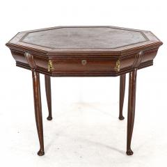 Continental Walnut Octagonal Center Table in the Manner of Henry Van Der Velde - 4182500