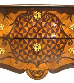 Continental circa 1750 Rococo Gilt Bronze Trimmed Commode - 739833