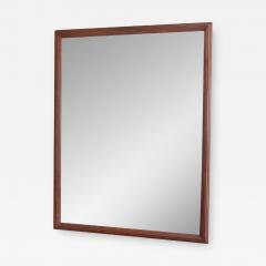 Convex Fluted Cherry Framed Mirror  - 1982059