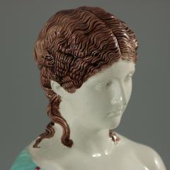 Copeland Majolica Bust of Clytie The Water Nymph - 2502732