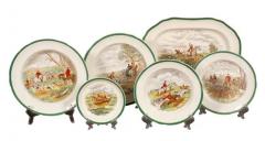 Copeland Spode Pottery Fox Hunt Lunch Service - 4137929