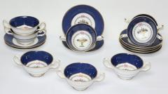 Copeland Spode Set of 8 Spode Copeland Consomm Bowls and Under Plates 1922 England - 3007306