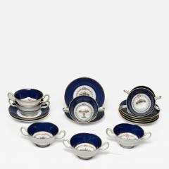 Copeland Spode Set of 8 Spode Copeland Consomm Bowls and Under Plates 1922 England - 3010528