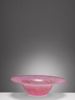 Copier Andries Dirk A D Copier Leerdam Unica Pink Glass Bowl circa 1927 - 4823430