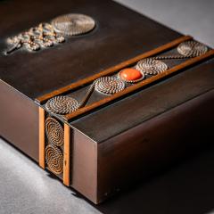 Copper Jewelry Box by Lignifer Hungary 1970s - 4810132