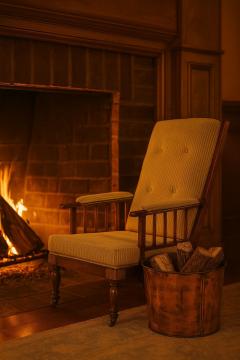 Copper Lidded Kindling Bin - 4446417