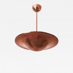 Copper Pendant Lamp from the 1930s Functionalism in Excellent Condition - 551922