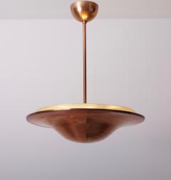 Copper Pendant Lamp from the 1930s Functionalism in Excellent Condition - 560489