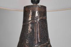 Copper Table Lamp for Svensk Metallkonst AB Sweden Early 20th century - 3607809