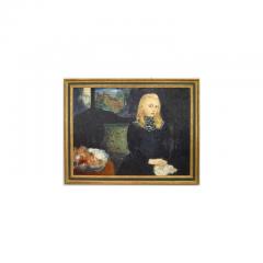 Copy of a Modern Blonde Woman Portrait - 4651335