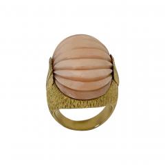 Coral Gold Ring - 3099066